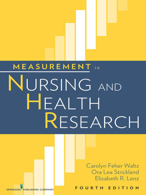 cover image of Measurement in Nursing and Health Research